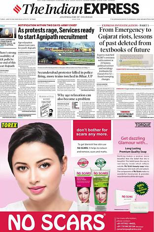 The Indian Express Delhi - Jun 18th 2022