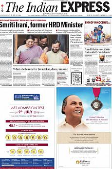 The Indian Express Delhi - July 6th 2016