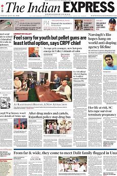 The Indian Express Delhi - July 26th 2016