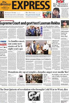 The Indian Express Delhi - November 27th 2016