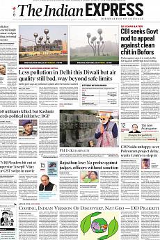 The Indian Express Delhi - October 21st 2017