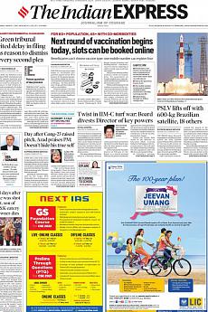 The Indian Express Delhi - March 1st 2021