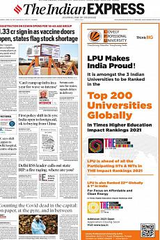 The Indian Express Delhi - April 29th 2021